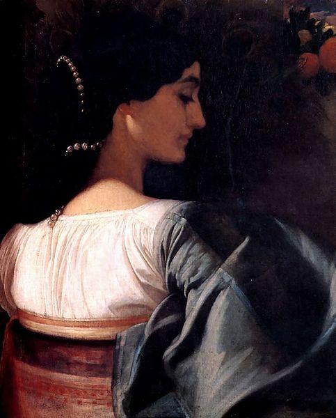 Frederick Leighton An Italian Lady oil painting image